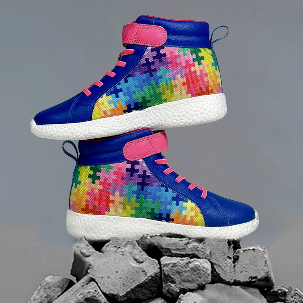 Rise - Puzzle High Top Sneakers