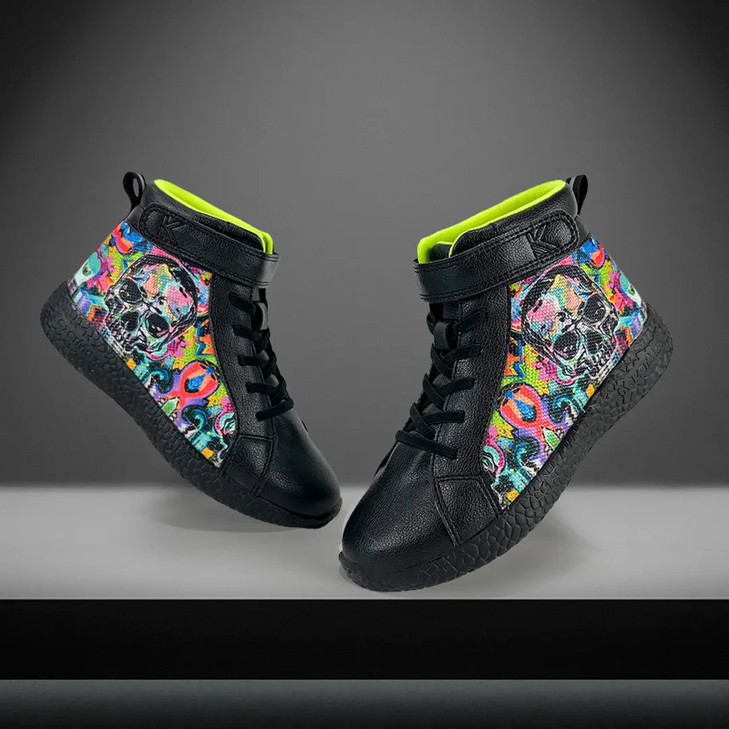 Rise - Black Doom Graffiti Sneakers